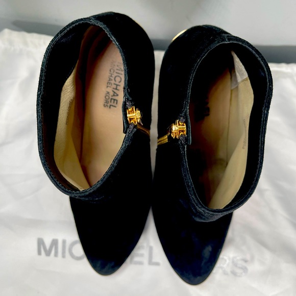 .MICHAEL KORS Suede Stiletto Ankle Boots - Picture 7 of 12